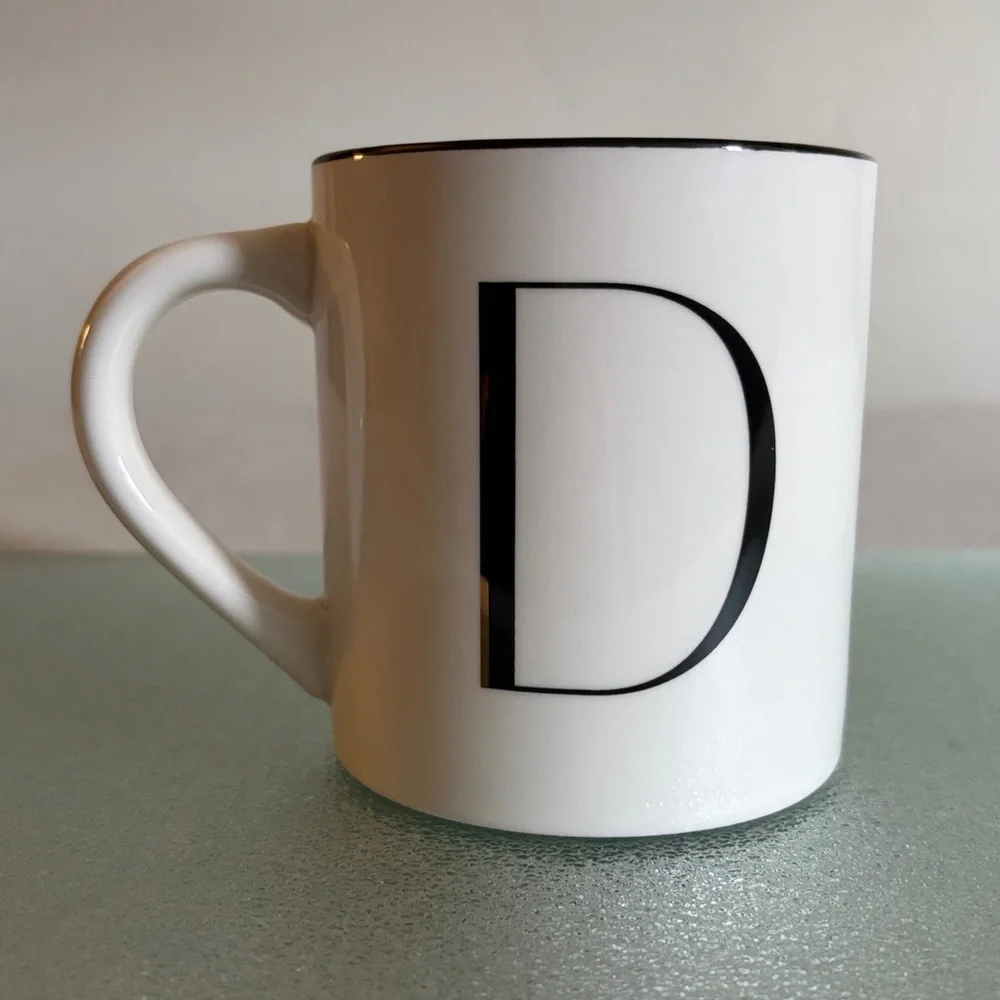3/$35 TARGET Letter D mug